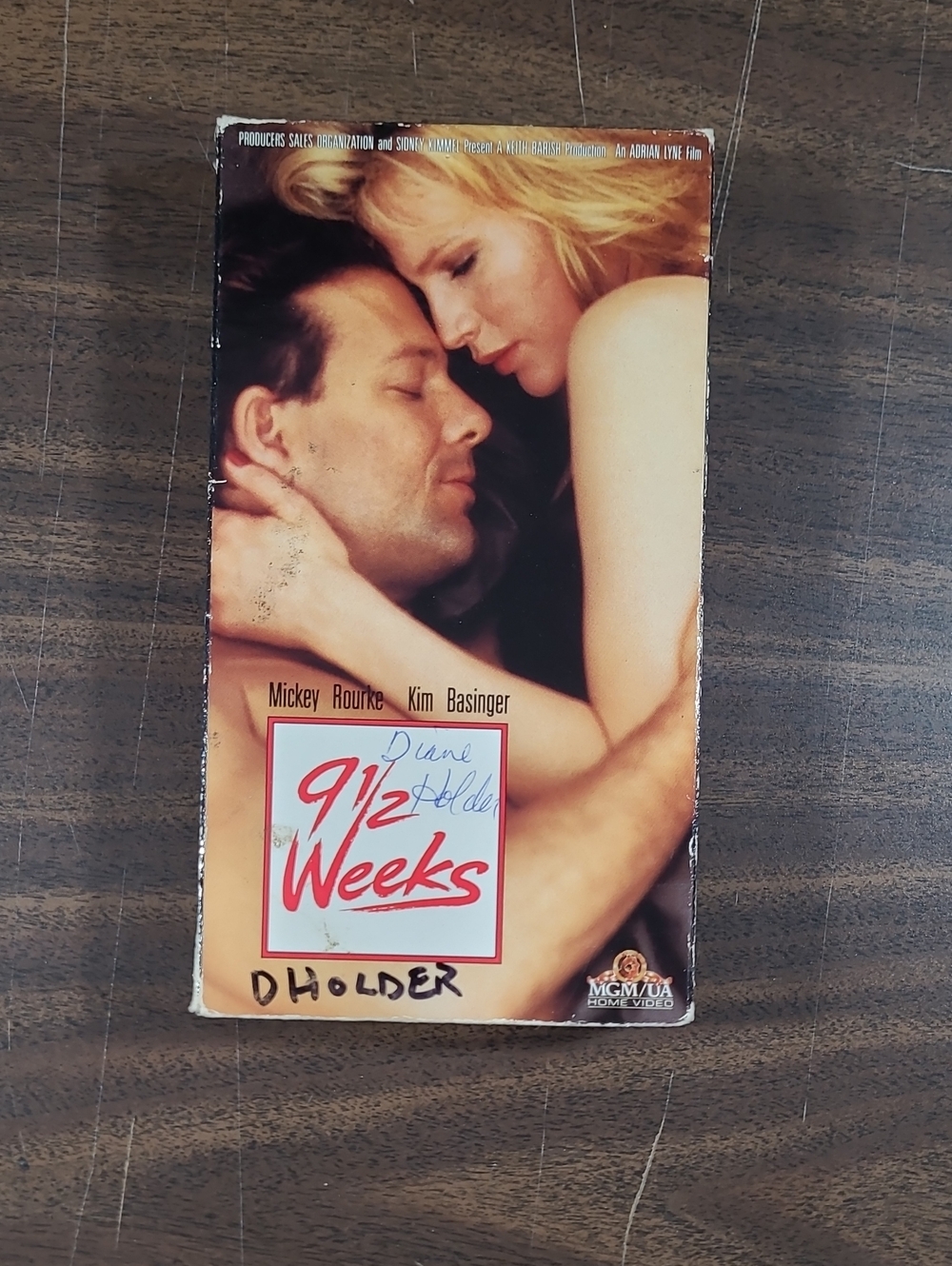 9 1/2 Weeks VHS Movie